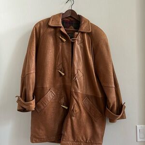 Genuine Leather peacoat/Overcoat
